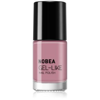 NOBEA Day-to-Day Gel-like Nail Polish lak na nechty s gélovým efektom odtieň Rouge #N03 6 ml