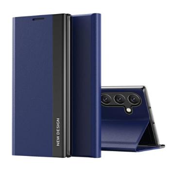 MG Sleep Case Pro knižkové puzdro na Samsung Galaxy S24 FE, modré