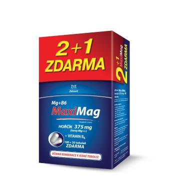 Zdrovit MaxiMag Hořčík 375 mg + B6 100+50 tobolek