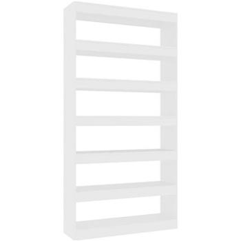 Shumee deliaca stena biela 100 × 30 × 198 cm kompozitné drevo, 811772