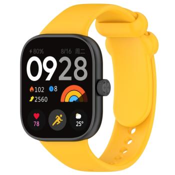 SILICONE Vymeniteľný remienok pre Redmi Watch 4 žltý