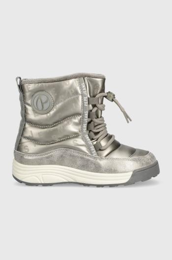 Detské snehule Pepe Jeans strieborná farba