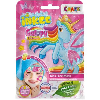 Craze INKEE Unicorn plátenná maska pre deti 5y+ 1 ks