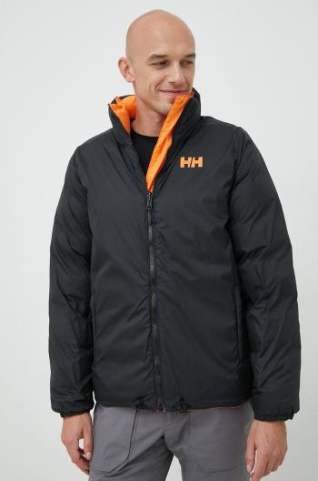 Páperová obojstranná bunda Helly Hansen HH REVERSIBLE DOWN pánska, oranžová farba, 53890