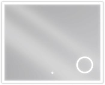 MEXEN Kala zrcadlo s osvětlením s kosmetickým zrcátkem 100 x 80, LED 600 9820-100-080-611-00