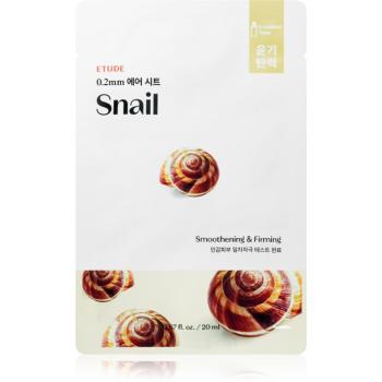 ETUDE 0.2 Therapy Air Mask Snail vyhladzujúca plátenná maska s extraktom zo slimáka 20 ml