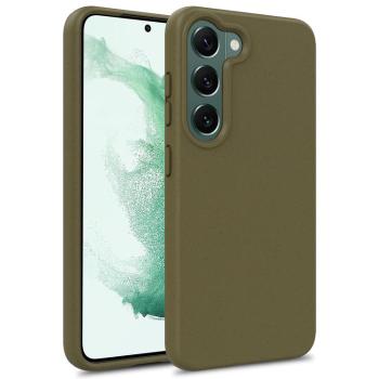 ECO RUBBER Ochranný obal Samsung Galaxy S25 5G tmavozelený