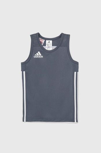 Detský top adidas Originals 3G SPEE REVRS šedá farba, jednofarebný, DY6619