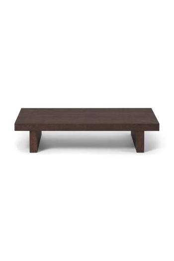 Stolík ferm LIVING Kona hnedá farba