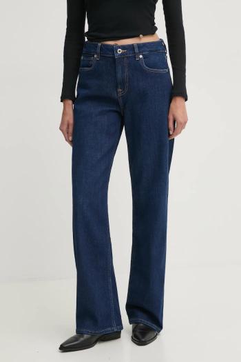 Rifle Pepe Jeans LOOSE ST JEANS HW HAZEL dámske, vysoký pás, PL204699EE2