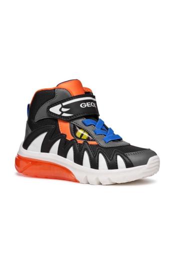 Detské tenisky Geox CIBERDRON čierna farba, J46LBD.5411