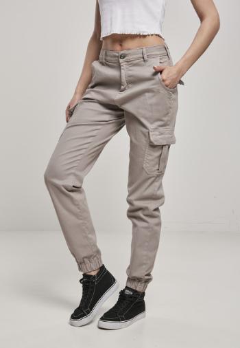 Urban Classics Ladies High Waist Cargo Pants duskrose - 31