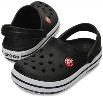 Crocs Kids' Crocband Clog Sandále Black 37-38