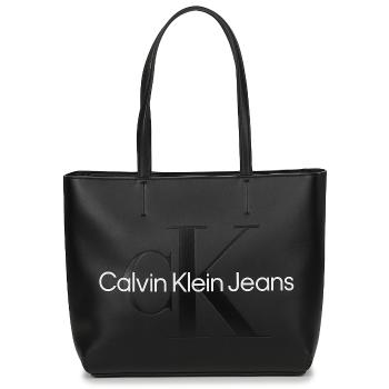 Calvin Klein Jeans  CKJ SCULPTED NEW SHOPPER 29  Veľká nákupná taška/Nákupná taška Čierna