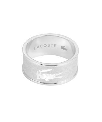 Lacoste Štýlový oceľový prsteň pre mužov Backhand 2040485 64 mm