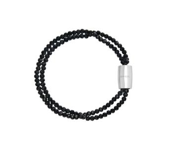 BREIL Dvojitý korálkový náramok s kryštálmi Magnetica System TJ3687