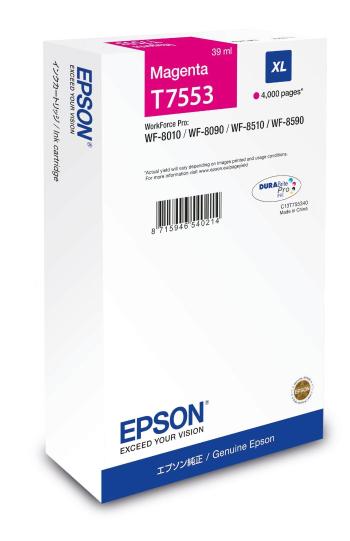 Epson T7553 XL C13T75534N purpurová (magenta) originálna cartridge