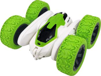 Távirányítós autó Stunt Kétoldalas RC autó 2.4G - zöld