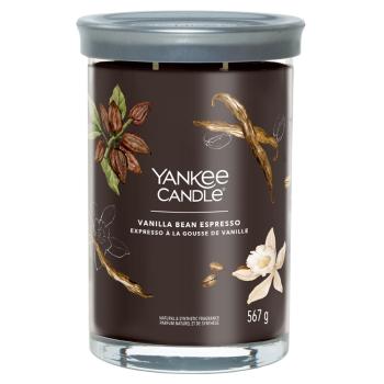 YANKEE CANDLE Signature Tumbler veľký Vanilla Bean Espresso 567 g