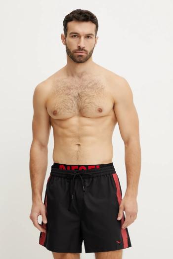 Plavkové šortky Diesel VISPER-41-D-POP BOXER-SHORTS čierna farba, A17465.0EPBA