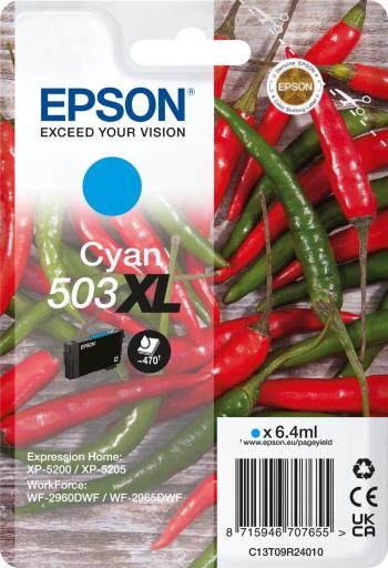 Epson 503XL T09R240 C13T09R24010 azúrová (cyan) originálna cartridge