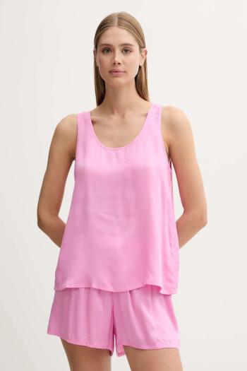 Pyžamo United Colors of Benetton dámske, ružová farba, 41HY3P00S