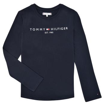 Tommy Hilfiger  ESSENTIAL TEE L/S  Tričká s dlhým rukávom Námornícka modrá