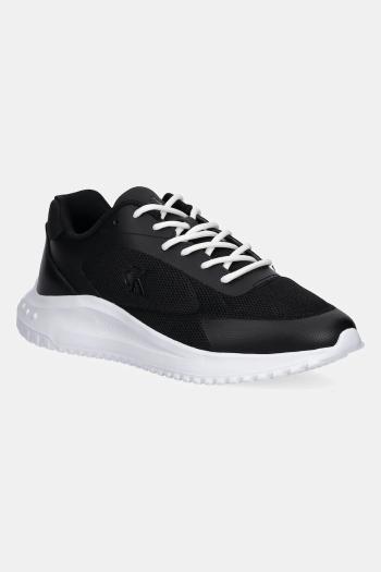 Tenisky Calvin Klein Jeans EVA RUNNER LOW MESH MIX čierna farba, YM0YM01185