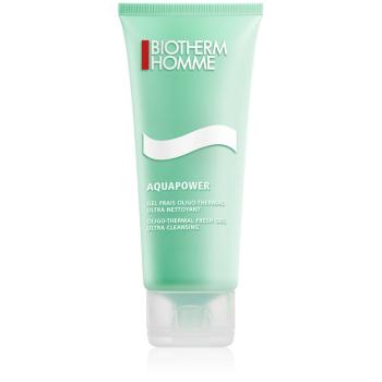 Biotherm Homme Aquapower Oligo-Thermal Fresh Gel Ultra Cleansing osviežujúci čistiaci gél na tvár 125 ml