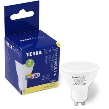 Tesla LED BULB. GU10, 7 W, 520 lm, 3000 K, teplá biela (GU100730-90)