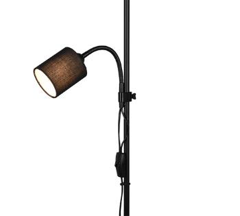Stojaca lampa Reality Owen čierna R40192002