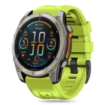 Tech-Protect Silicone remienok na Garmin Fenix 5 / 6 / 6 Pro / 7 / 8 47mm / E / 8 47mm, lime