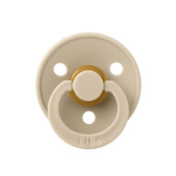 BIBS Cumlík z prírodného kaučuku Colour 1ks, veľkosť 2 - Vanilla
