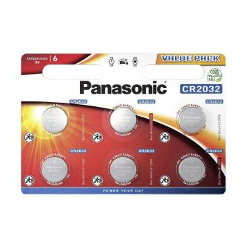 Panasonic Sada batérií CR-2032EL/6BW, 6 ks