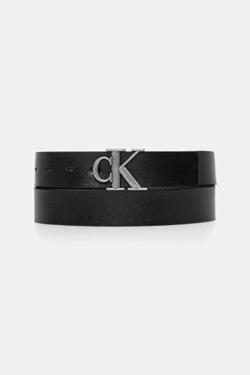 Obojstranný opasok Calvin Klein Jeans pánsky, čierna farba, LV04G7002G
