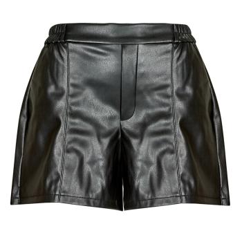 Vila  VIPEN RW COATED SHORTS  Šortky/Bermudy Čierna