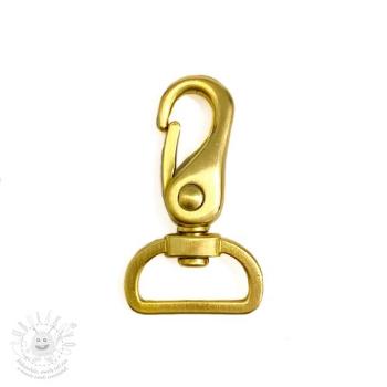 Fém karabiner 25 mm gold