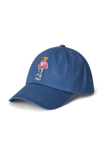 Bavlnená šiltovka Polo Ralph Lauren tmavomodrá farba, s nášivkou, 710963777