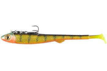 Fox rage gumová nástraha pelagic ready rig slick fast natural perch - 21 cm