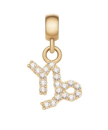 Daniel Wellington Pozlátený prívesok s kryštálmi Kozorožec Crystal Zodiac DW00400763