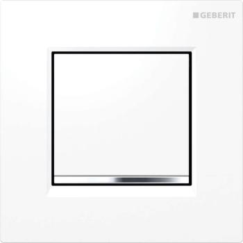 GEBERIT - Splachovací systémy Ovládanie splachovania pisoáru, biela/lesklý chróm 116.017.KJ.1