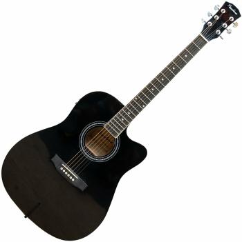 Pasadena SG028CE Black Elektroakustická gitara Dreadnought