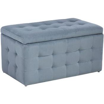 BELIANI Chesterfield v sivej farbe MICHIGAN (beliani_70044)