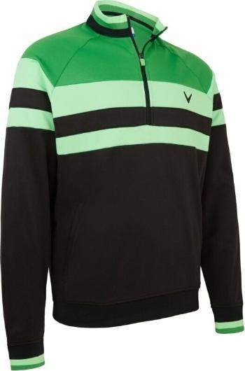 Callaway LS Street Blocked 1/4 Zip Caviar S Mikina