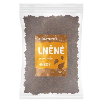 ALLNATURE Ľanové semienko hnedé 500 g