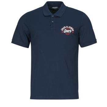 Jack & Jones  JJELOGO POLO SS 2 COL SS24 SN  Polokošele s krátkym rukávom Námornícka modrá