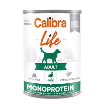 Calibra Dog Life konzerva adult duck with rice 400 g (8594062080176)