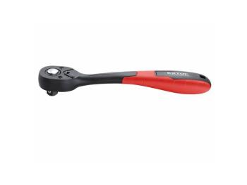 EXTOL PREMIUM ráčna tvarovaná, 72 zubů, 1/4", L 150mm, Crv