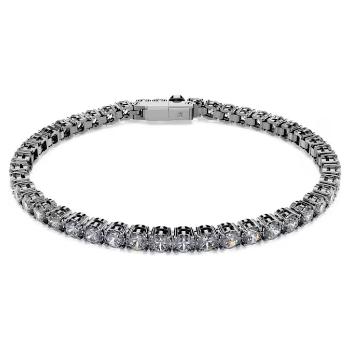Swarovski Tenisový náramok so šedými kryštálmi Matrix Tennis 5693928 19 cm