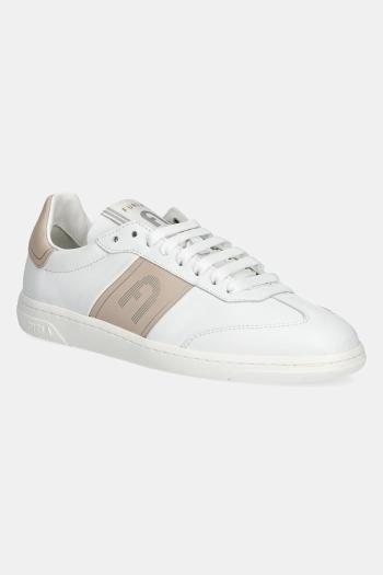 Kožené tenisky Furla Twist Lace-Up Sneaker biela farba, YJ18FTW BX3724 3742S